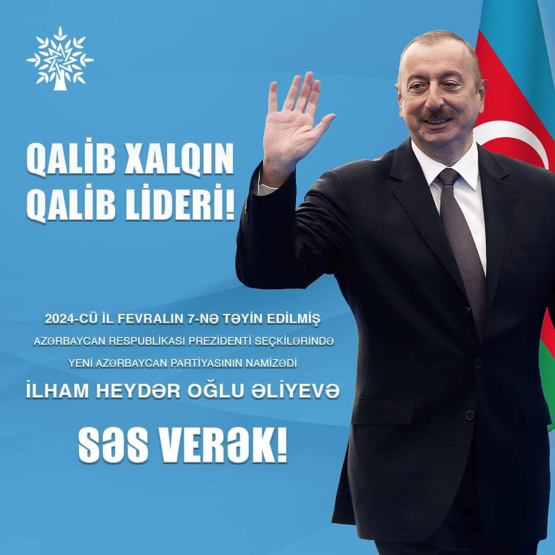 Yeni Azərbaycan Partiyası İlham Əliyevin təşviqat kampaniyasına start verdi  | Şərq qapısı